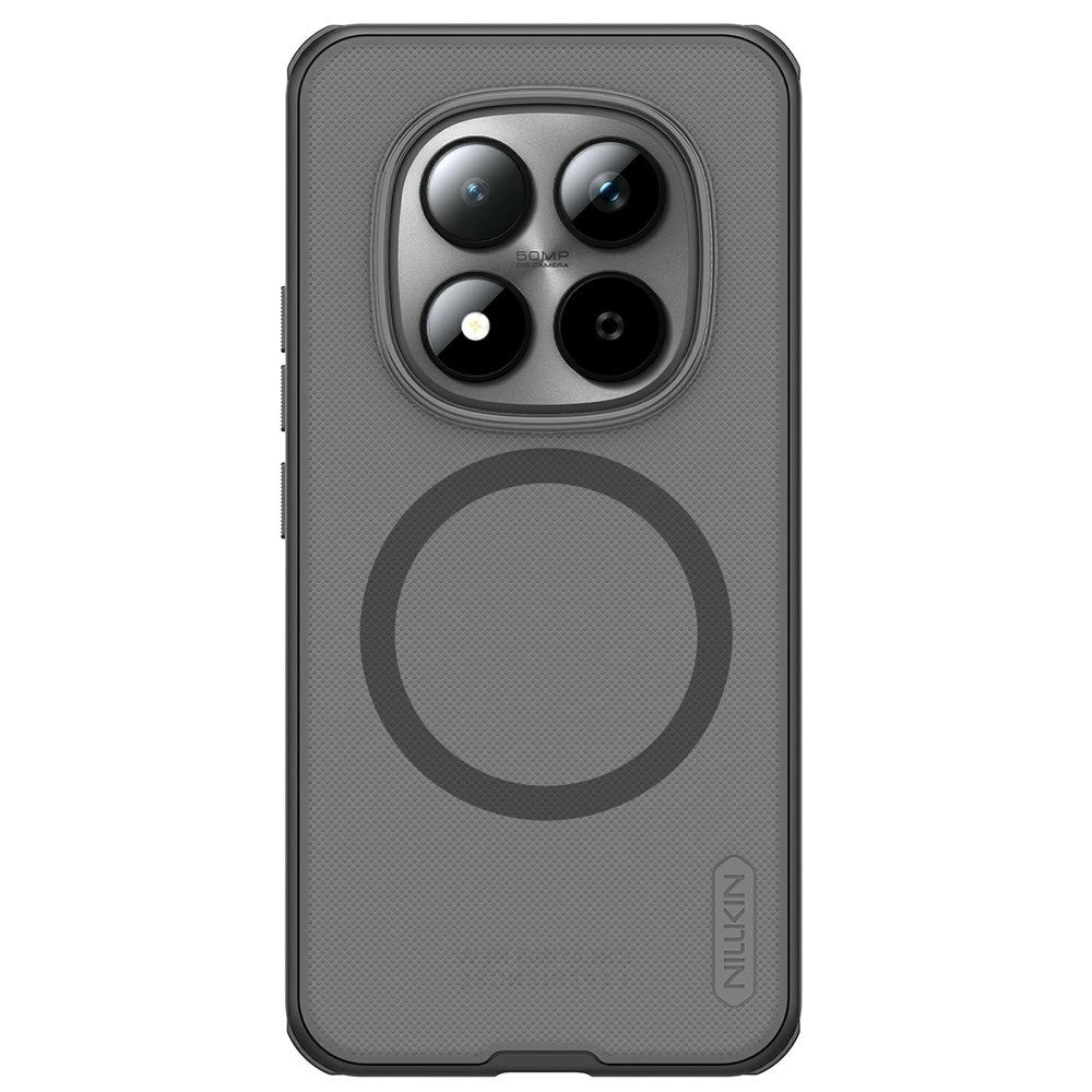 Coque MagSafe pour Xiaomi Redmi Note 15 Pro+ 5G, Nillkin, Super Shield Pro, Noire Transparente Satinée