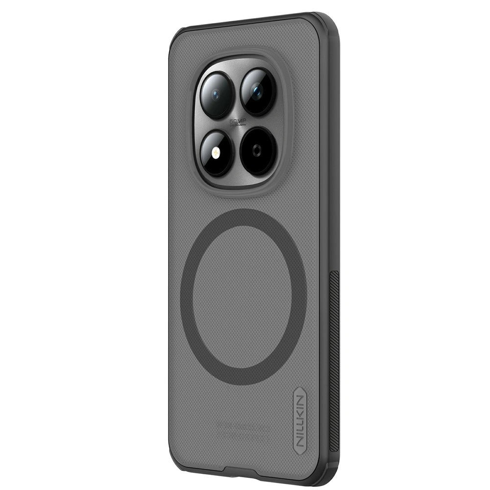 Coque MagSafe pour Xiaomi Redmi Note 15 Pro+ 5G, Nillkin, Super Shield Pro, Noire Transparente Satinée
