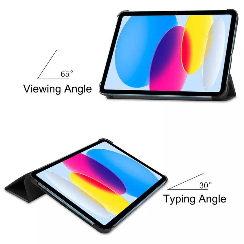 Coque pour Apple iPad (2025) / (2022), Techsuit, FoldPro, Bleue