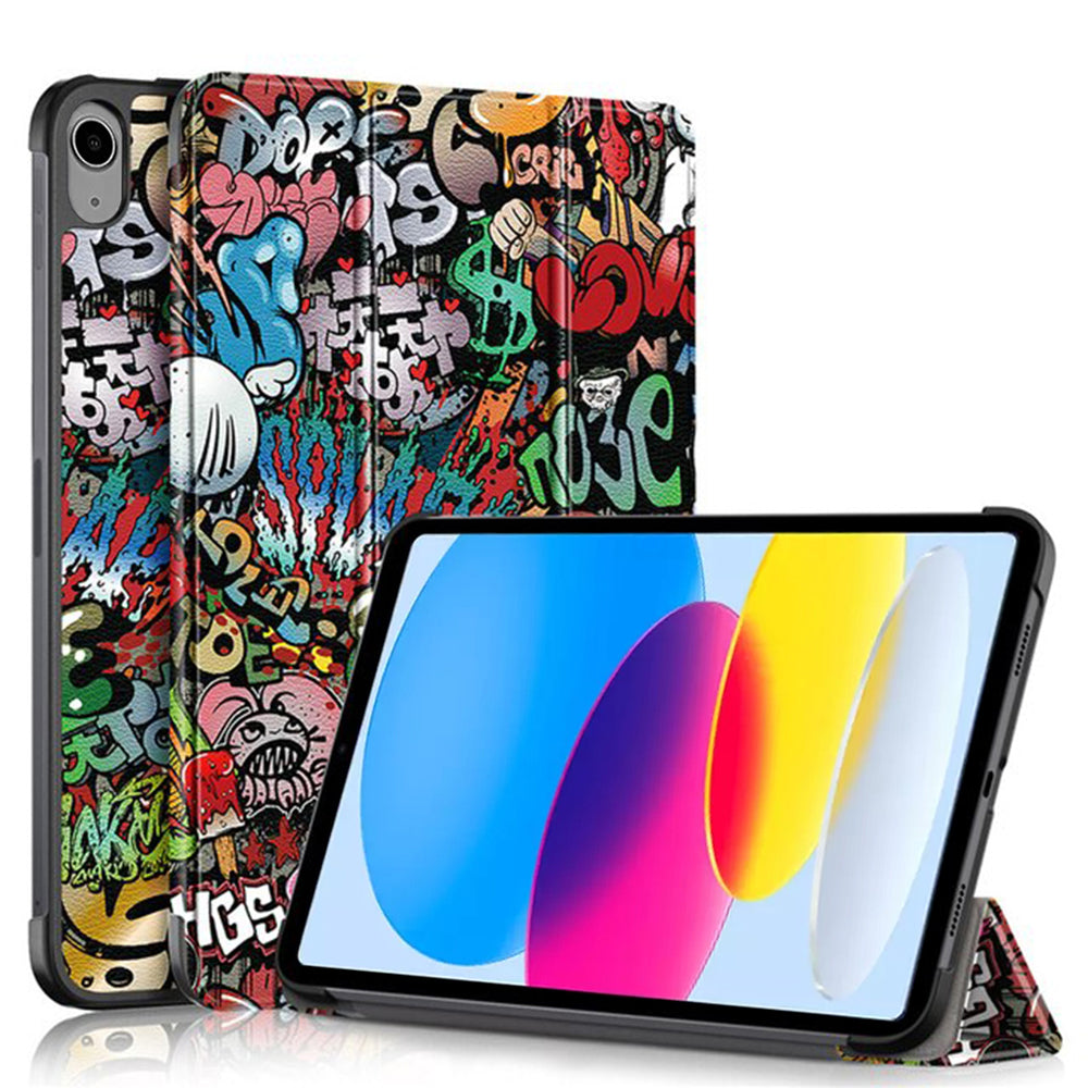 Custodia per Apple iPad (2025) / (2022), Techsuit, FoldPro Urban Vibe, Multicolore