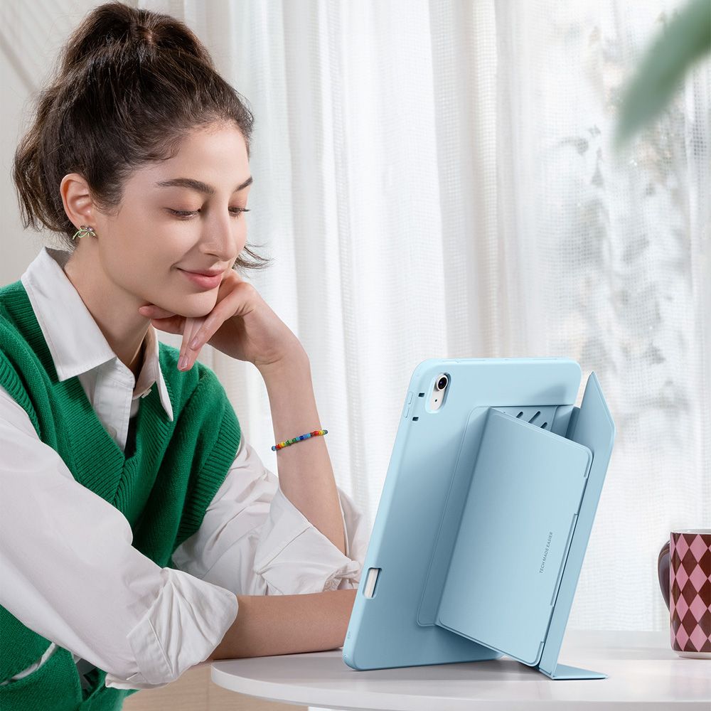 Étui pour Apple iPad Air 13 (2025) / Air 13 (2024), ESR, Flip Hybrid, Bleu