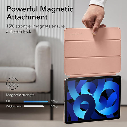 Étui pour Apple iPad Air 11 (2024) / Air (2022) / Air (2020) / Pro 11 (2018), ESR, Rebound, Rose