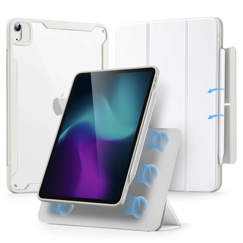 Coque pour Apple iPad Air 11 (2026) / iPad Air 11 (2025) / Air 11 (2024) / Air (2022) / Air (2020), ESR, Rebound Hybrid, Blanc