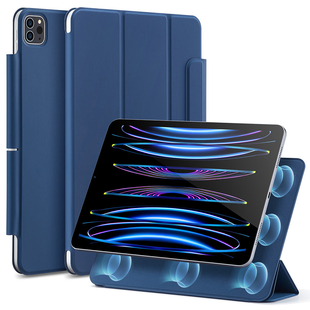 Étui pour Apple iPad Pro 11 (2022) / Pro 11 (2021) / Pro 11 (2020) / Pro 11 (2018), ESR, Rebound, Bleu Marine