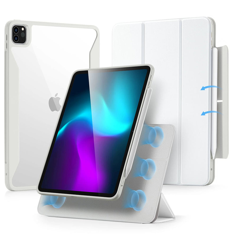 Custodia per Apple iPad Pro 11 (2024), ESR, Rebound Hybrid, Bianca
