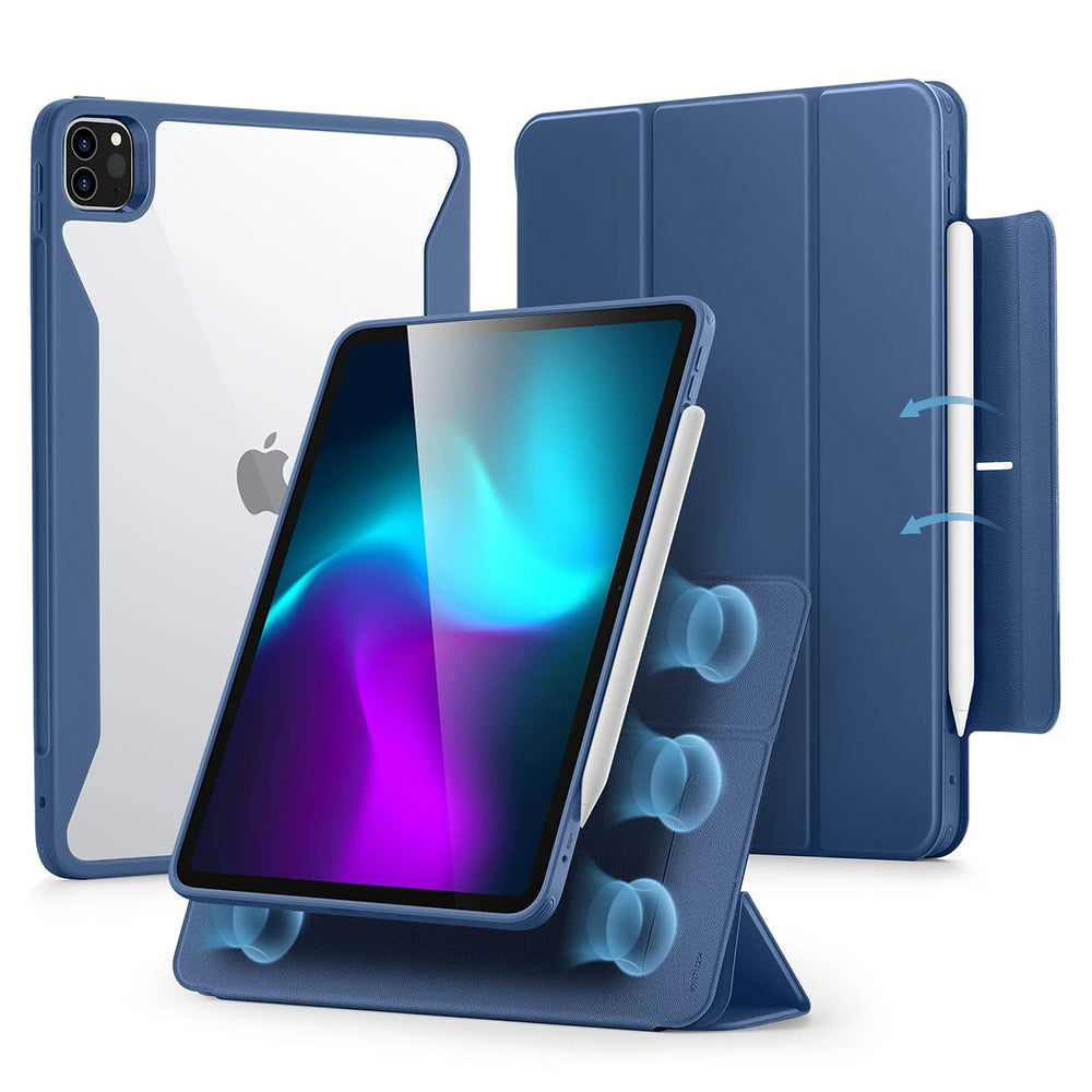 Custodia per Apple iPad Pro 11 (2024), ESR, Rebound Hybrid, Blu Navy