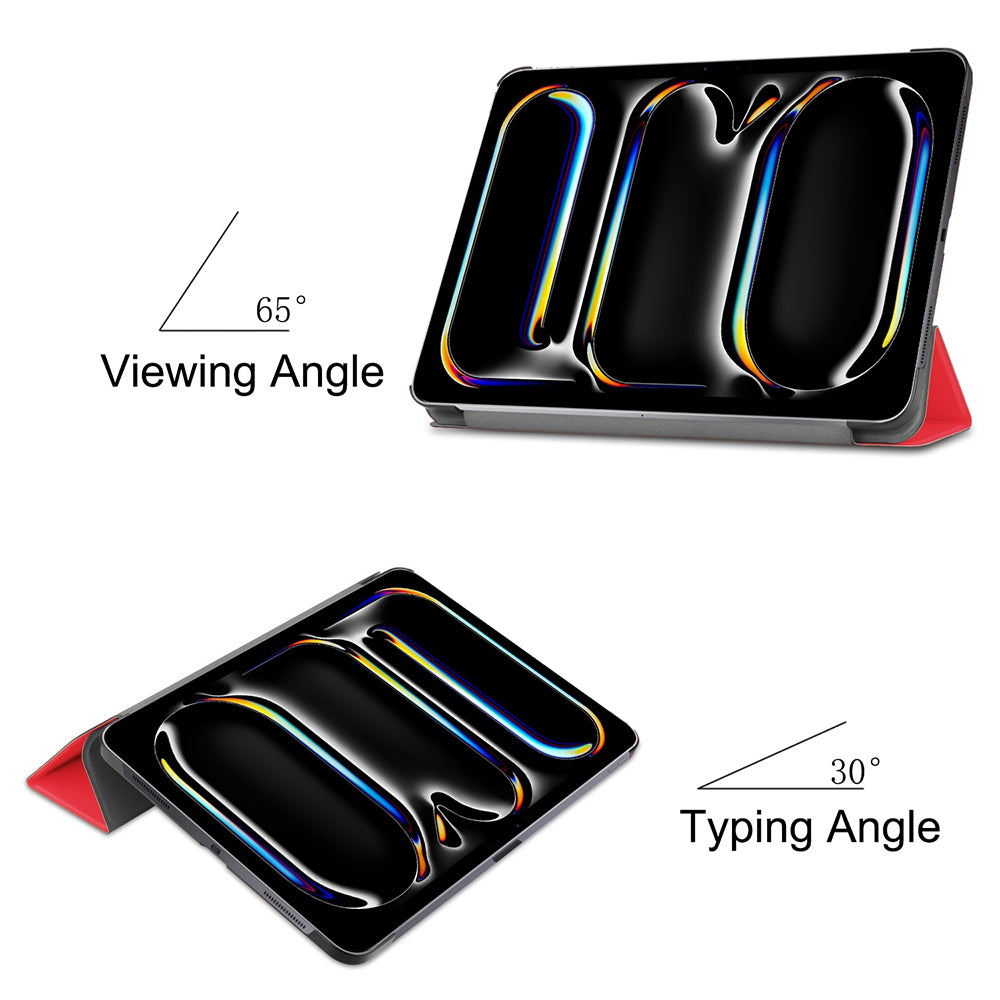 Custodia per Apple iPad Pro 11 (2024), Techsuit, FoldPro, Rossa