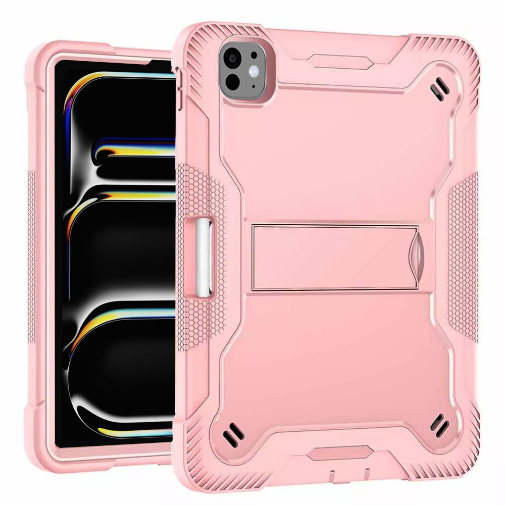 Coque pour Apple iPad Pro 11 (2024), Techsuit, Rugged TabShell, Rose