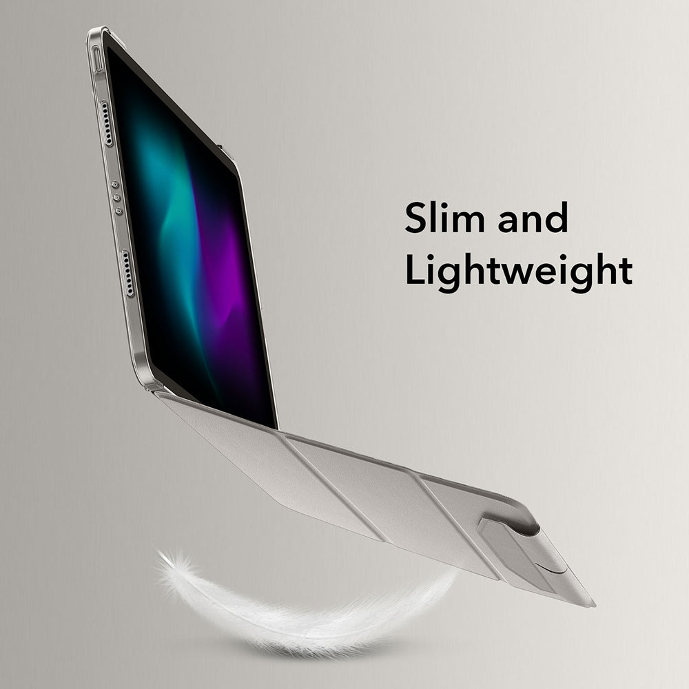 Custodia per Apple iPad Pro 13 (2024), ESR, Ascend Trifold, Grigia