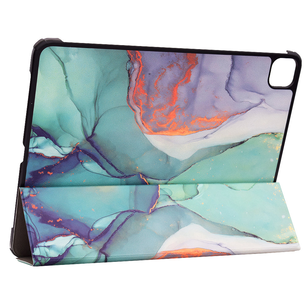 Coque pour Apple iPad Pro 13 (2024), Techsuit, FoldPro Green Time, Multicolore