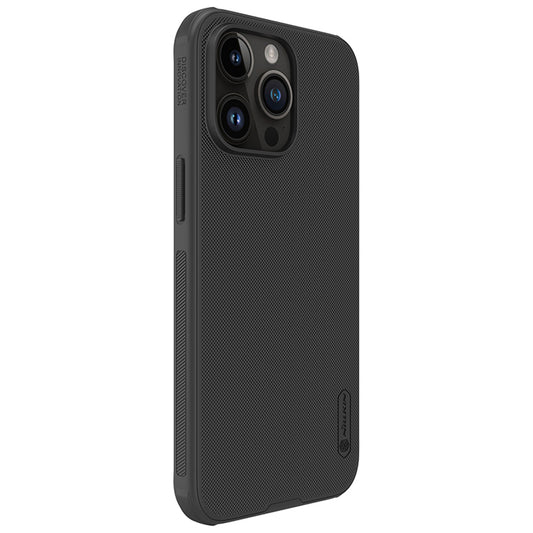 Coque pour Apple iPhone 15 Pro, Nillkin, Super Frosted Shield Pro, Noir