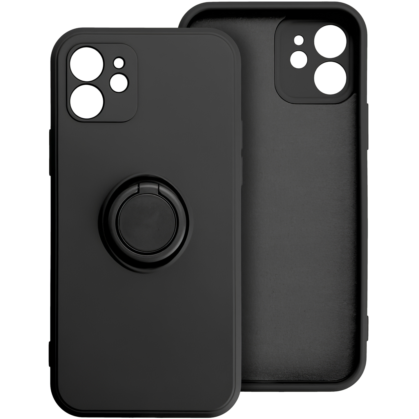 Coque pour Apple iPhone 16 Pro Max, OEM, Anneau en silicone, Noire