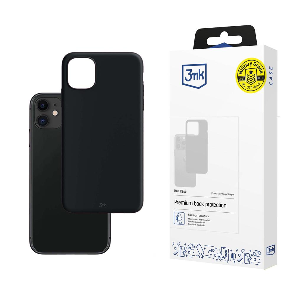 Custodia per Apple iPhone 11, 3MK, Nera Opaca