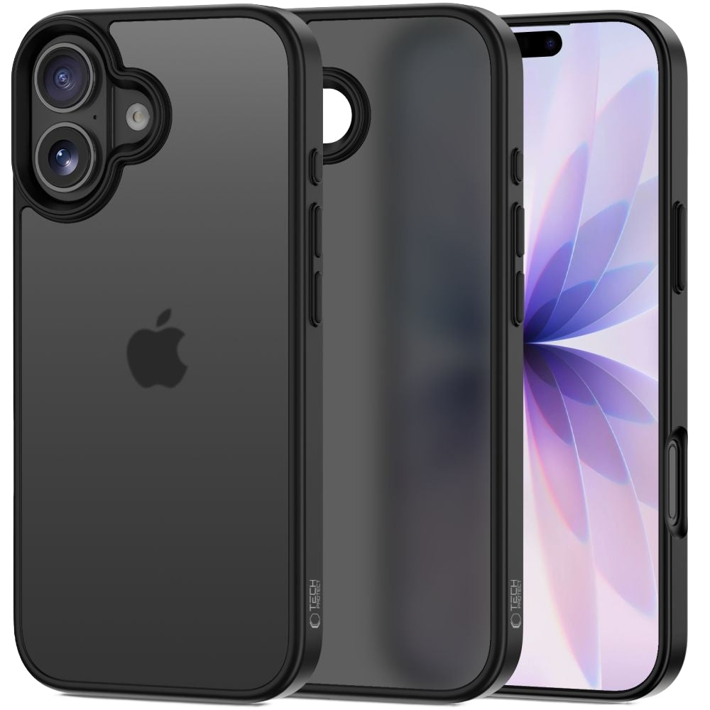 Custodia per Apple iPhone 17, Tech-Protect, Magmat, Nera Opaca
