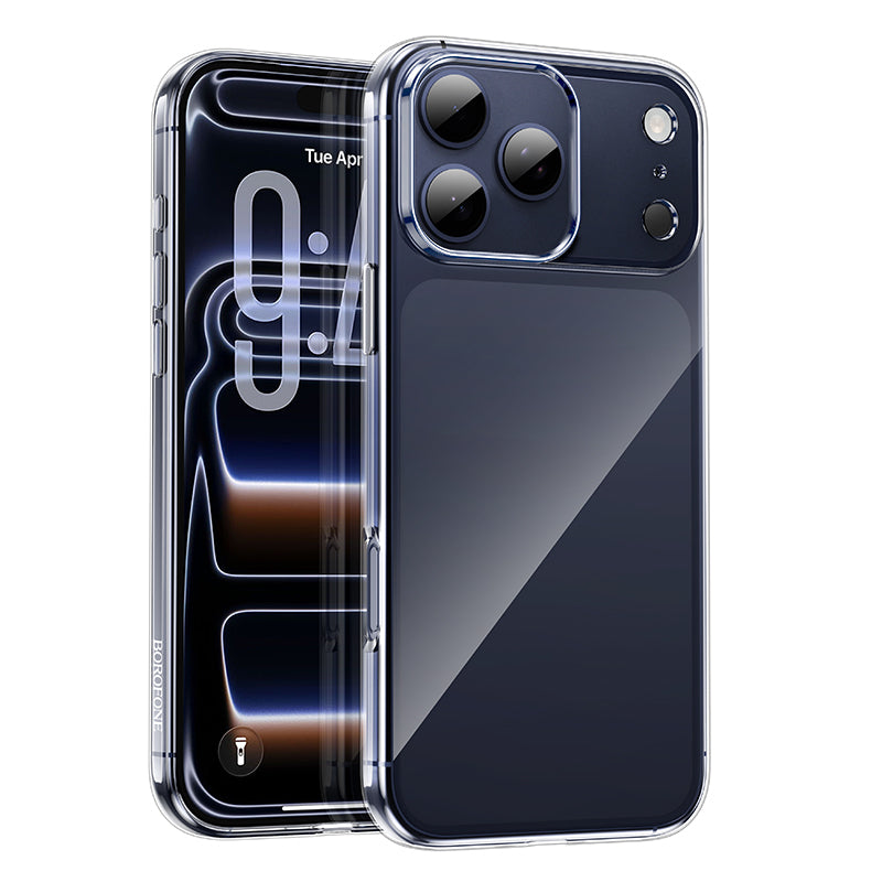 Custodia per Apple iPhone 17 Pro, Borofone, BI4 Ice, Trasparente