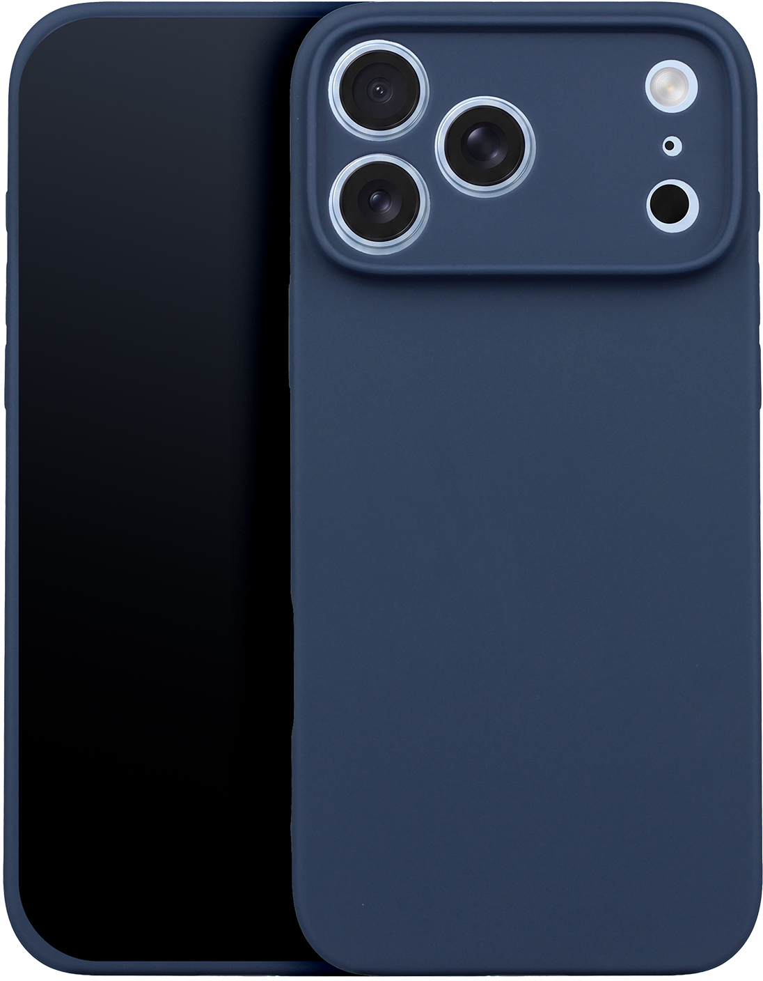 Custodia per Apple iPhone 18 Pro Max / 17 Pro Max, OEM, Silicone, Blu Scuro