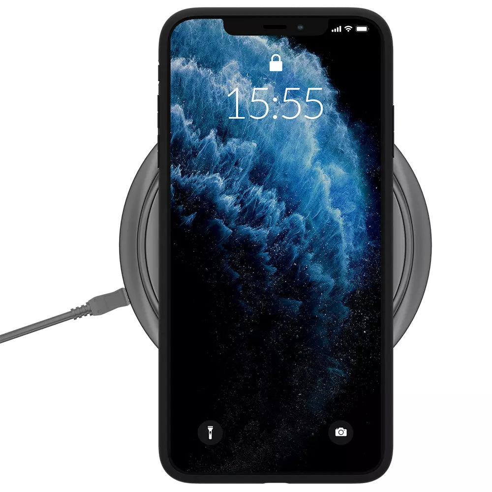Custodia per Apple iPhone 11, 3MK, Nera Opaca