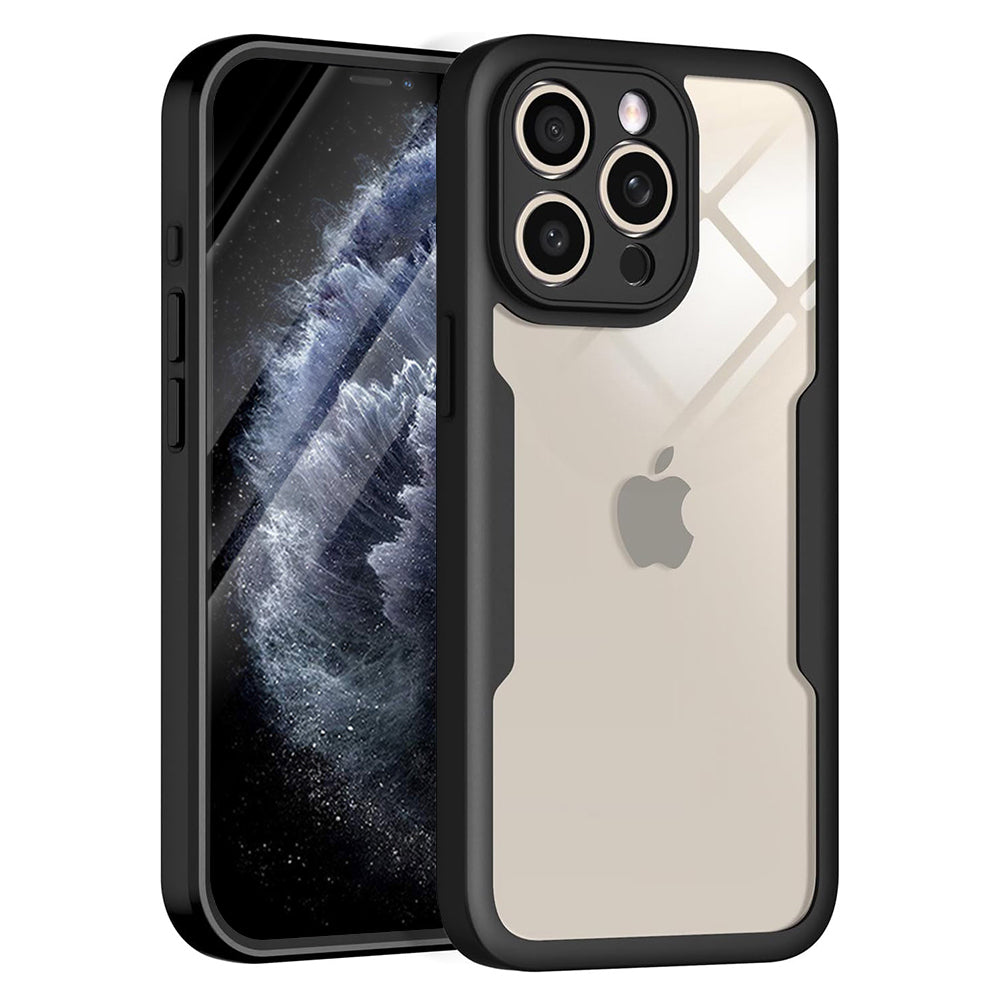 Hülle für Apple iPhone 11 Pro Max, Techsuit, ColorVerse 360, Schwarz