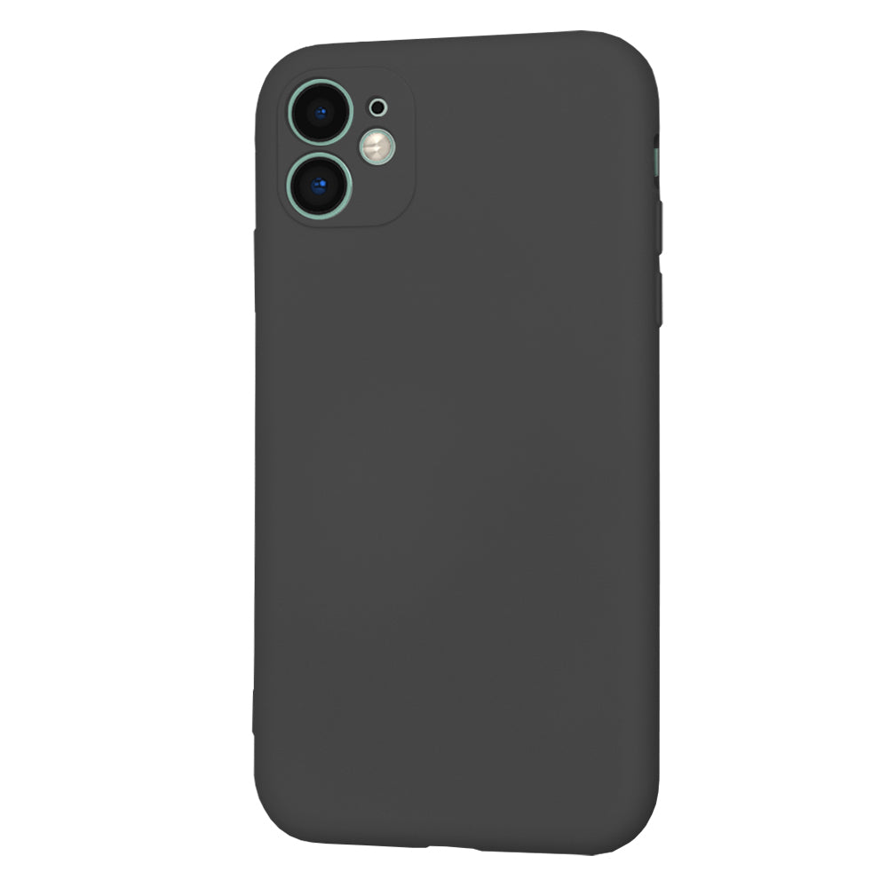 Custodia per Apple iPhone 11, Techsuit, SoftFlex, Nera