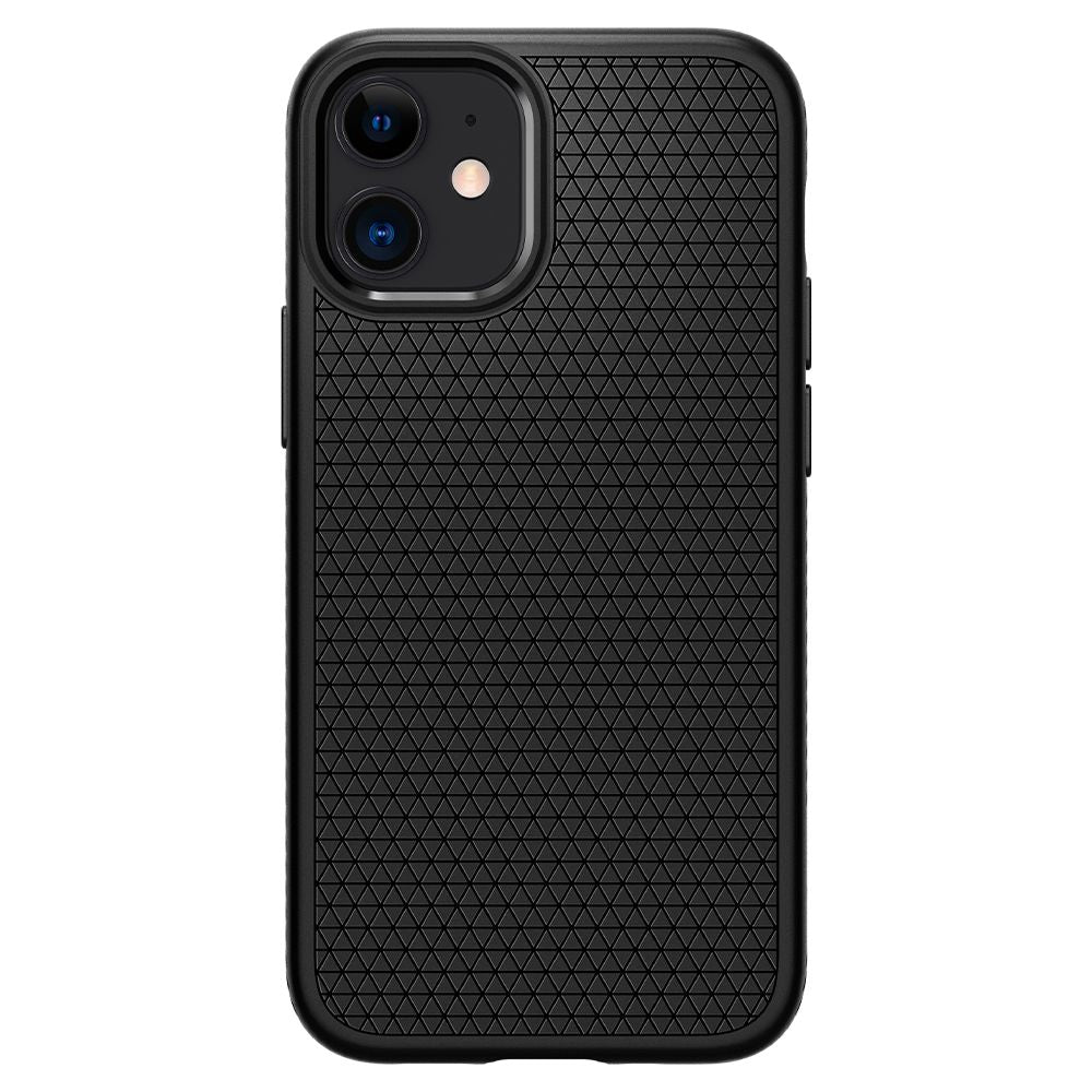 Hülle für Apple iPhone 12 / 12 Pro, Spigen, Liquid Air, Schwarz