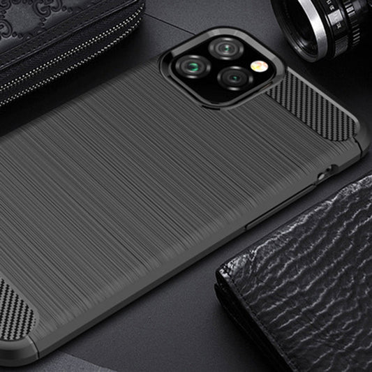Coque pour Apple iPhone 12 Pro Max, Techsuit, Carbone, Noire