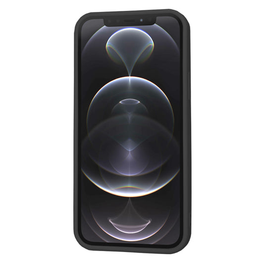 Coque pour Apple iPhone 12 Pro, Techsuit, SoftFlex, Noire