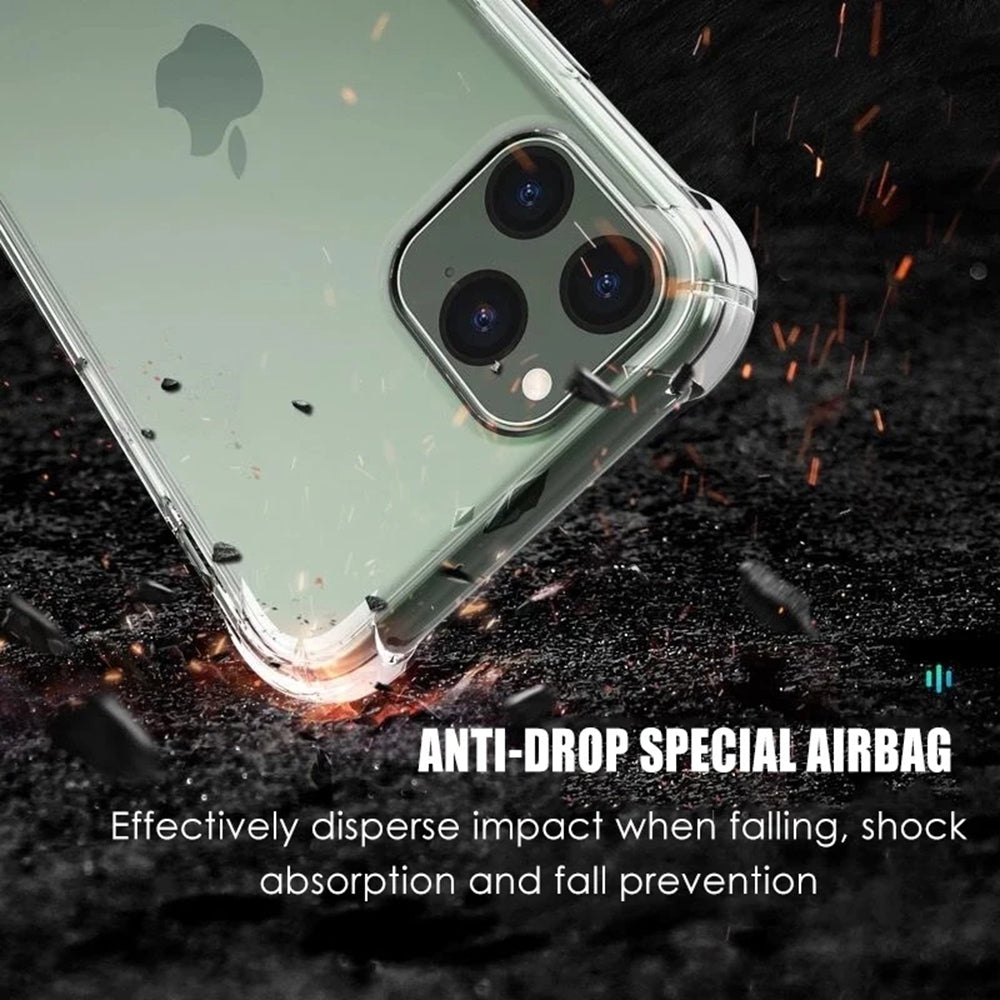 Custodia per Apple iPhone 13 Pro Max, Techsuit, Shockproof Clear, Trasparente