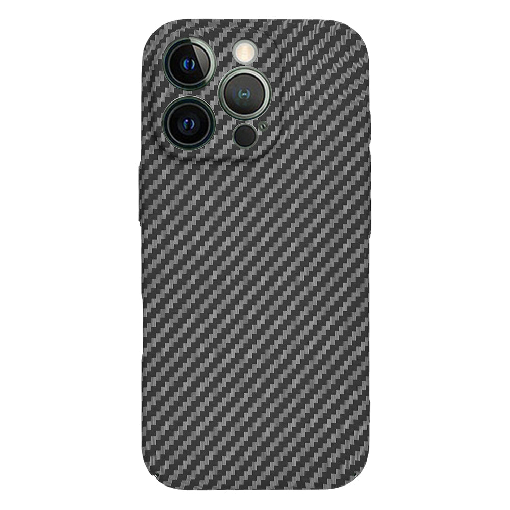 Hülle für Apple iPhone 13 Pro, Techsuit, Carbonite FiberShell, Schwarz