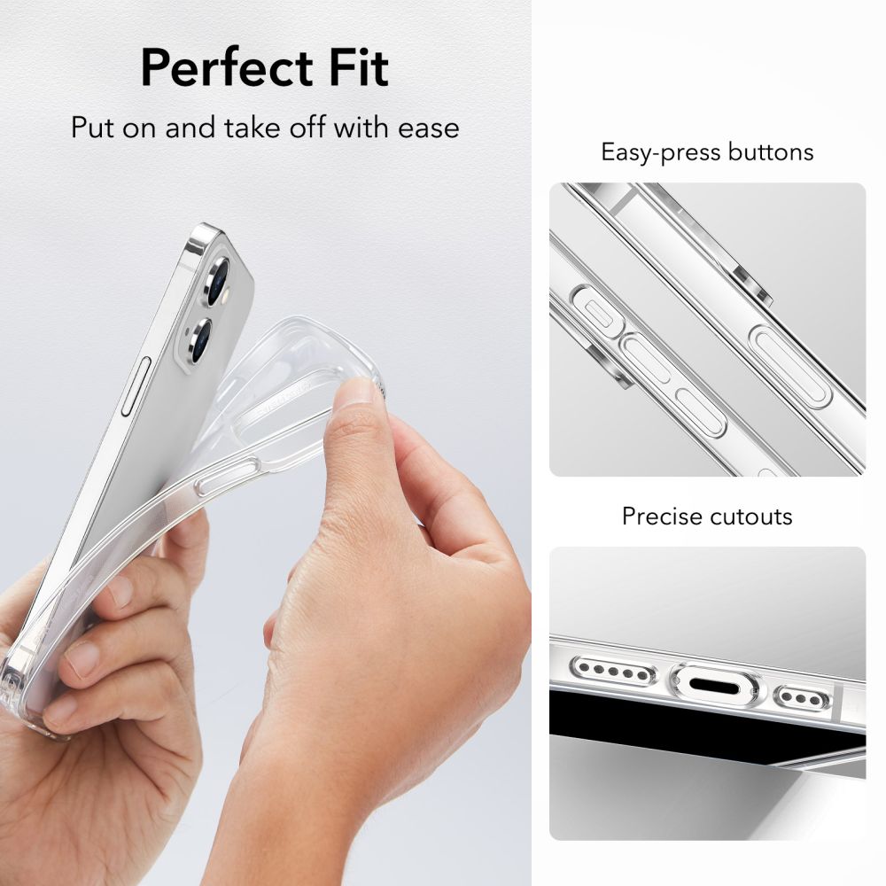 Étui pour Apple iPhone 14 / 13, ESR, Project Zero, Transparent