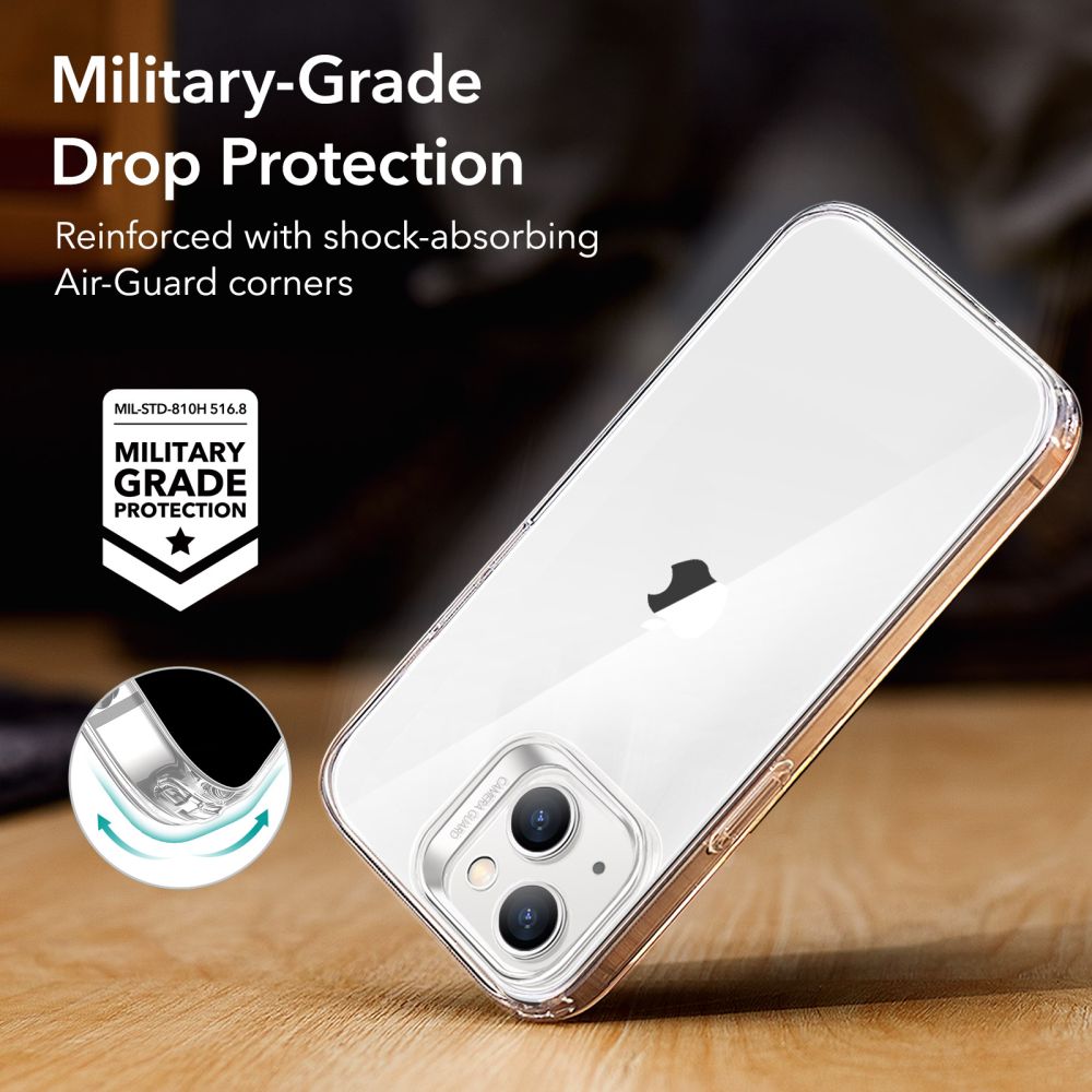 Étui pour Apple iPhone 14 / 13, ESR, Project Zero, Transparent