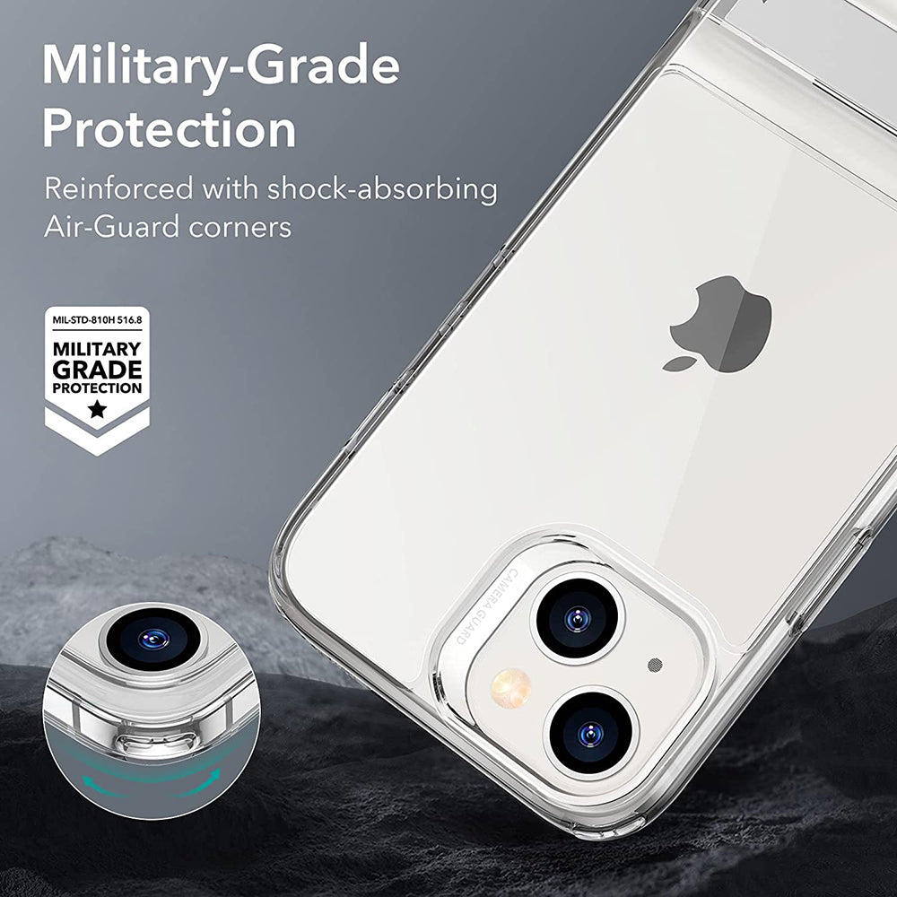 Custodia per Apple iPhone 14 Plus, ESR, Air Shield Boost Kickstand, Trasparente