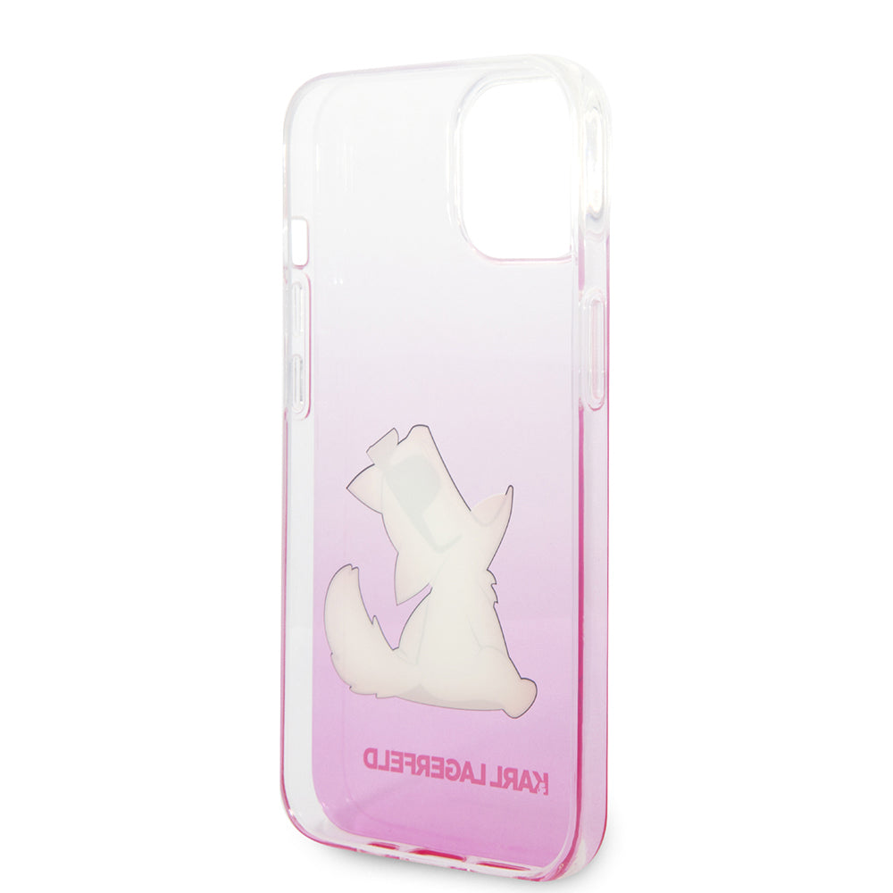 Custodia per Apple iPhone 14 Plus, Karl Lagerfeld, Choupette Fun, Rosa