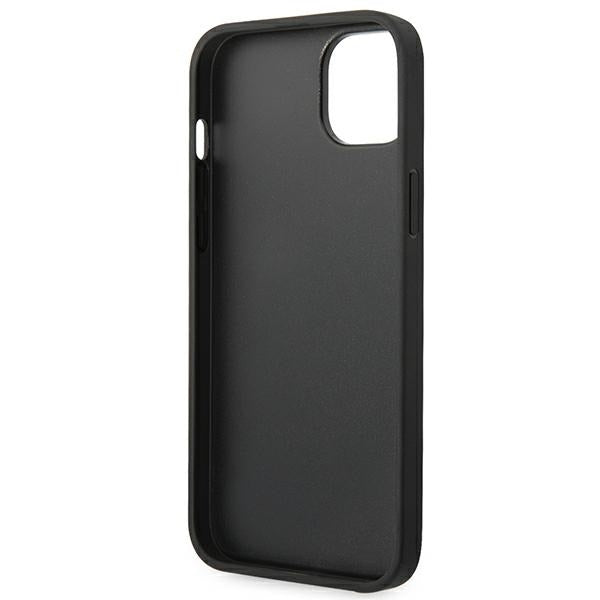 Hülle für Apple iPhone 14 Plus, Karl Lagerfeld, Monogram Stripe, Grün