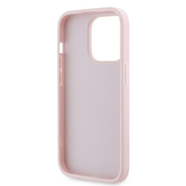 Étui pour Apple iPhone 14 Pro, Karl Lagerfeld, Diagonal Quilted Script, Rose