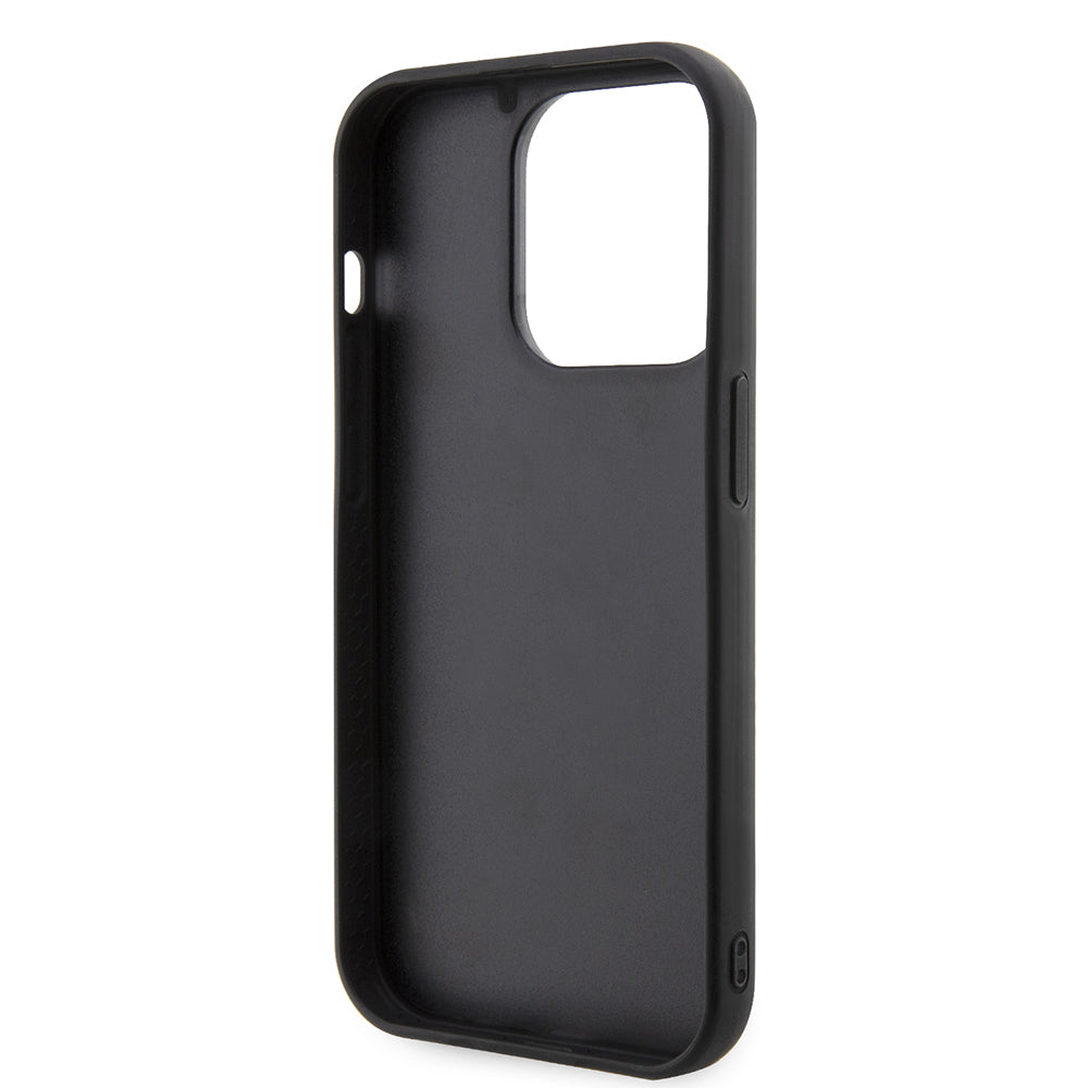 Étui pour Apple iPhone 14 Pro Max, Karl Lagerfeld, Choupette en caoutchouc 3D, Noir