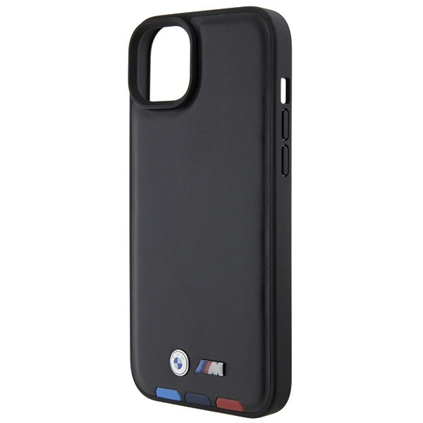 Hülle für Apple iPhone 15 Plus, BMW, Stamp Tricolor, Schwarz