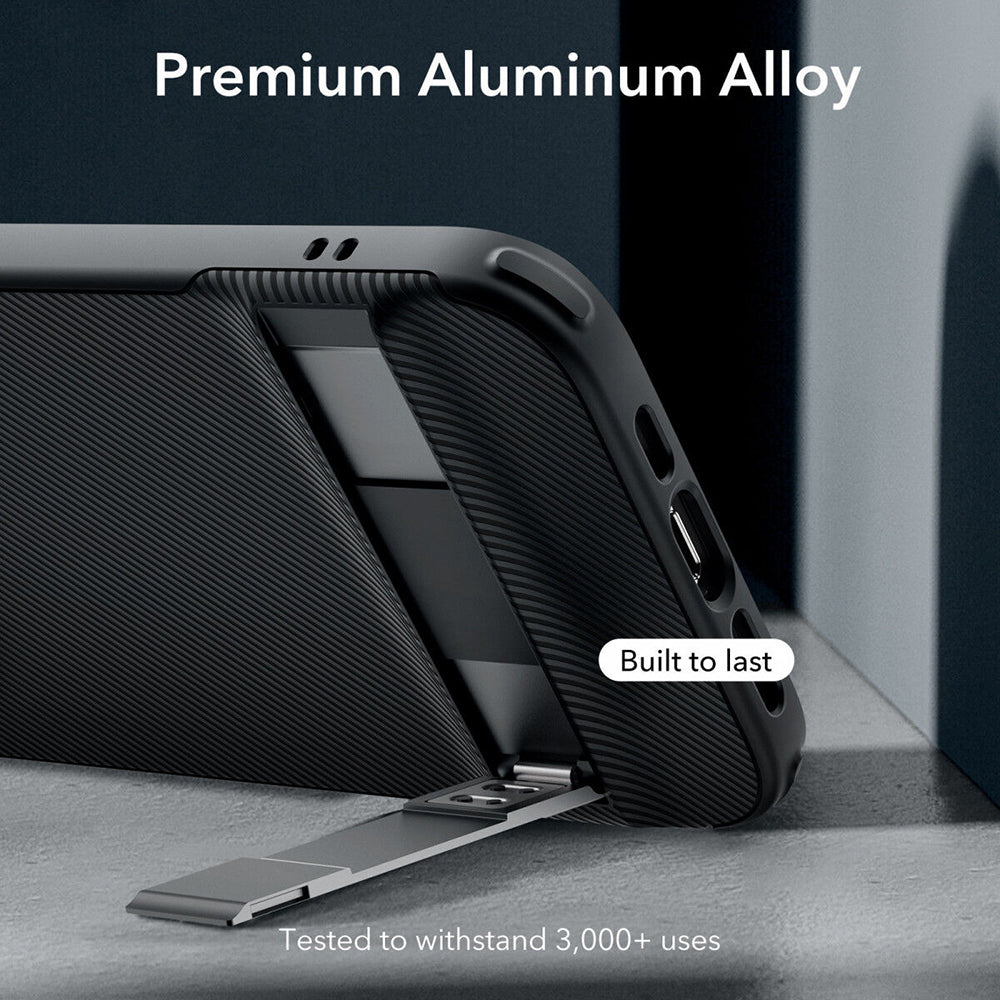 Custodia per Apple iPhone 15 Plus, ESR, Air Shield Boost Kickstand, Nera