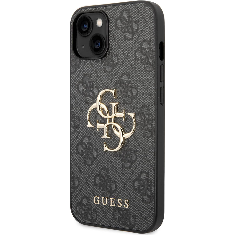 Étui pour Apple iPhone 15 Plus, Guess, 4G Big Logo, Gris