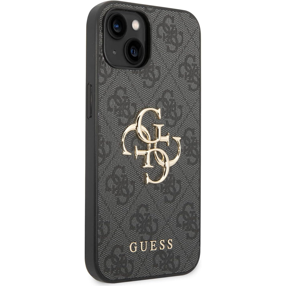 Étui pour Apple iPhone 15 Plus, Guess, 4G Big Logo, Gris