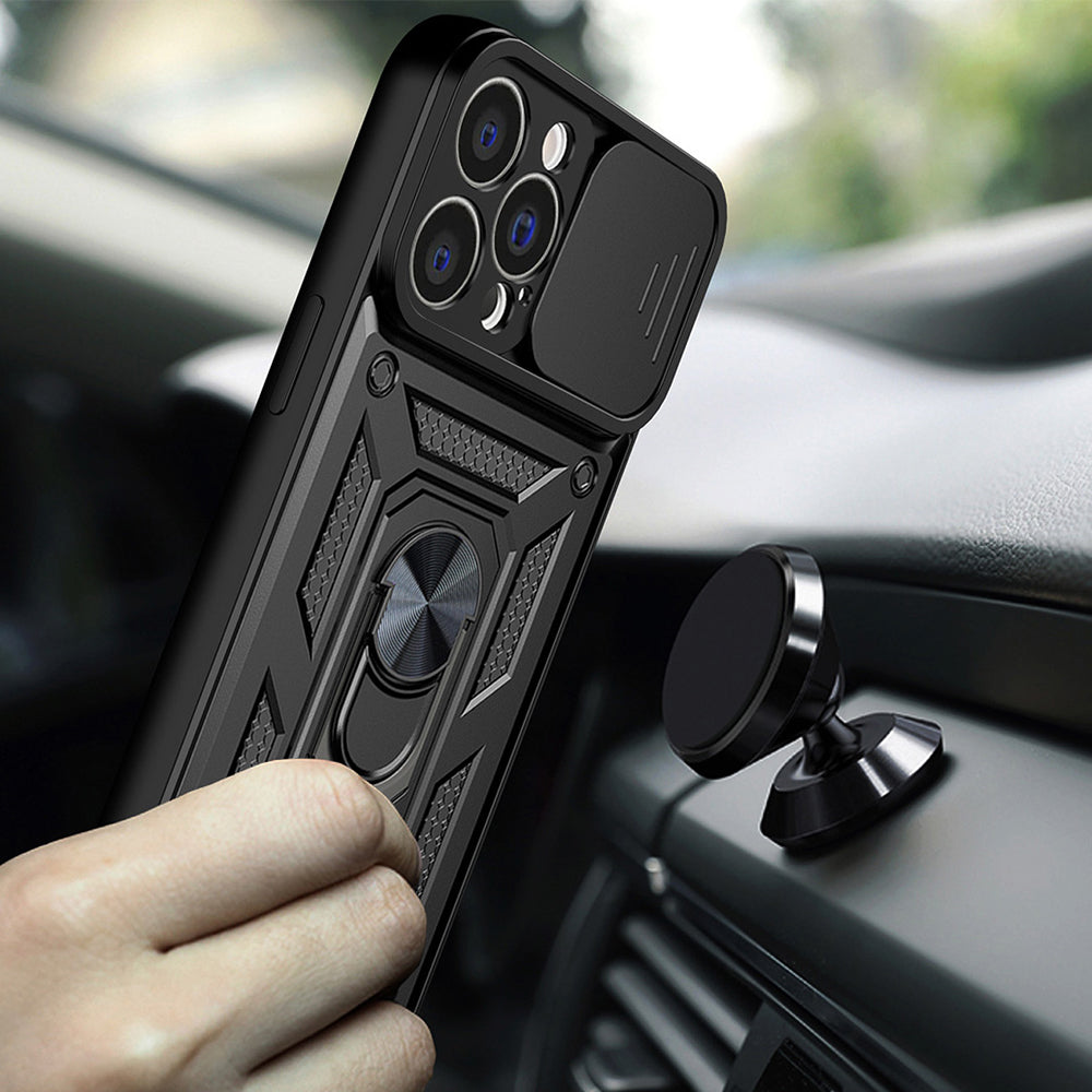 Custodia per Apple iPhone 15 Plus, Techsuit, CamShield, Nera