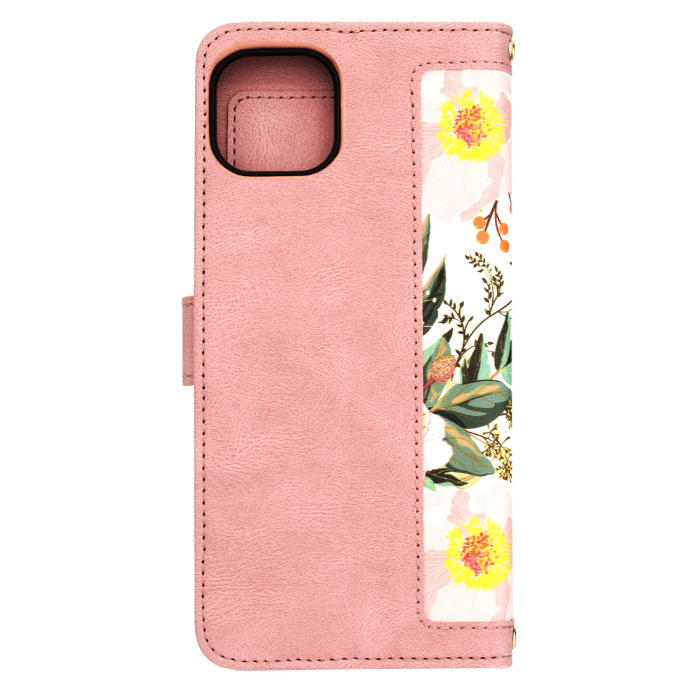 Coque pour Apple iPhone 15 Plus, Techsuit, FlipCraft, Rose