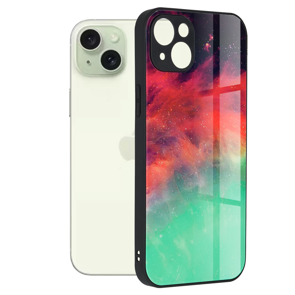 Coque pour Apple iPhone 15 Plus, Techsuit, Glaze, Turquoise