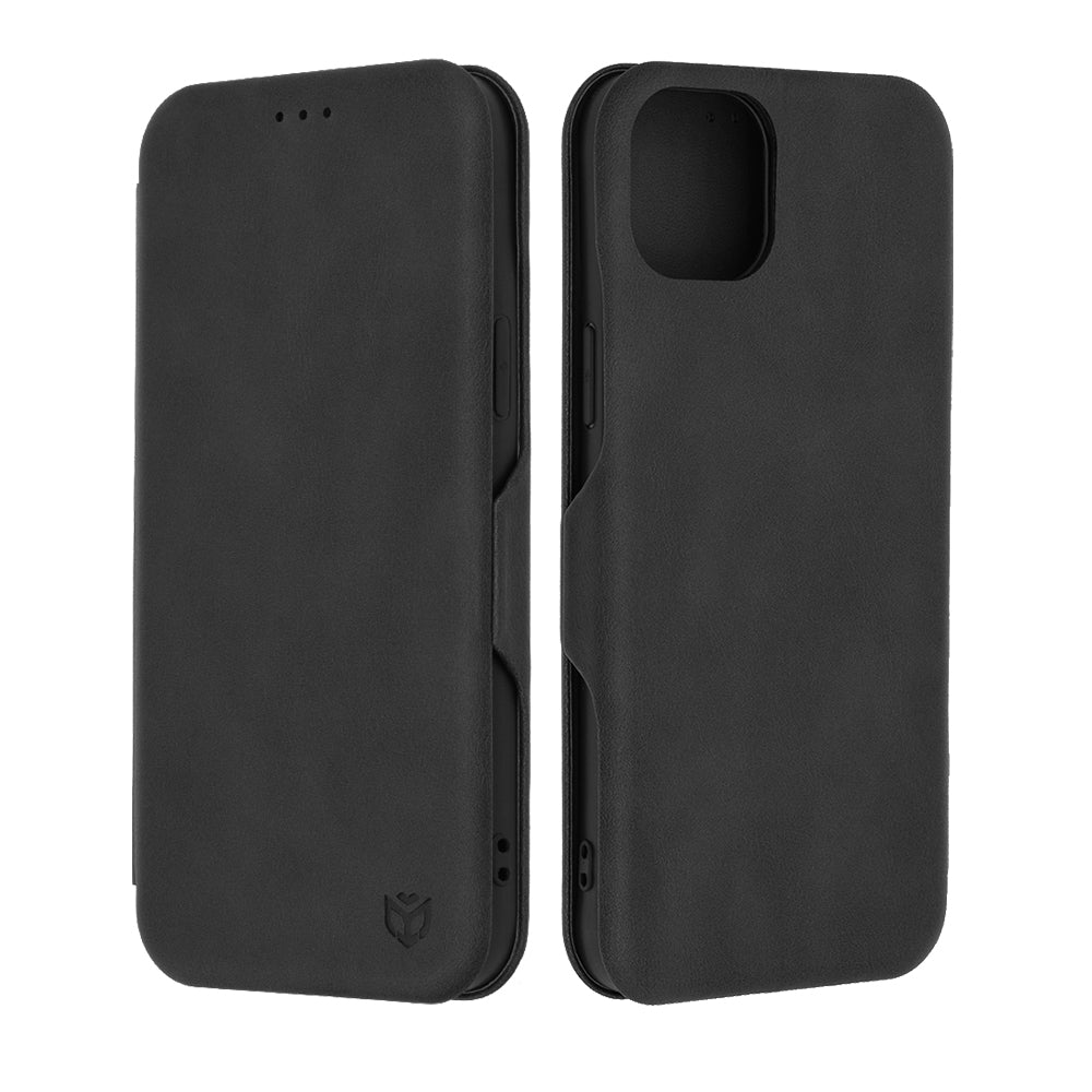 Coque pour Apple iPhone 15 Plus, Techsuit, Safe Wallet Plus, Noire