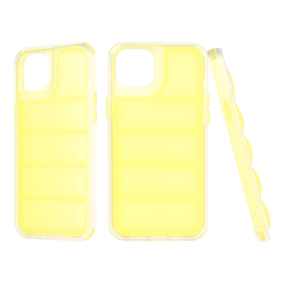 Custodia per Apple iPhone 15 Plus, Techsuit, Wave Shield, Gialla