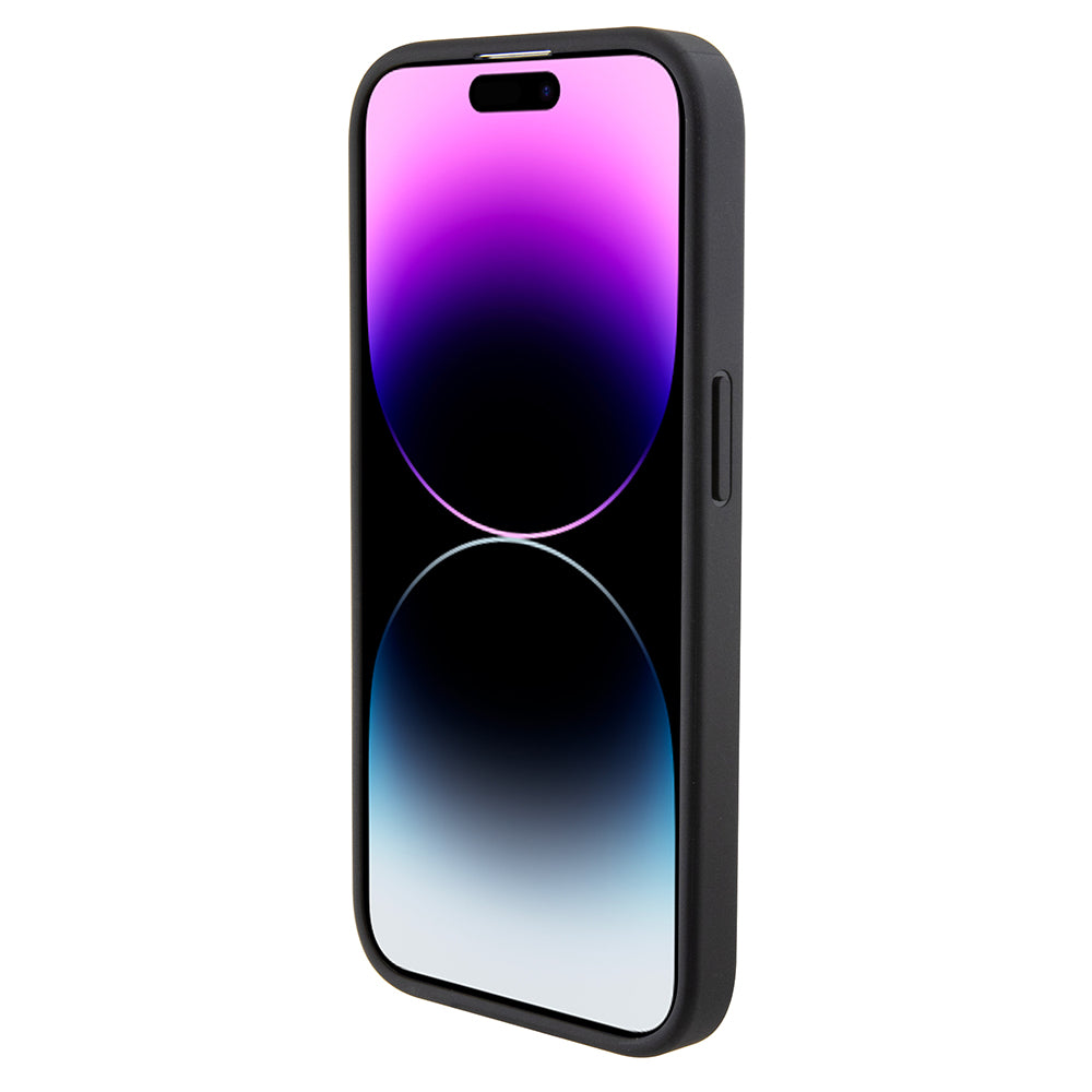 Custodia per Apple iPhone 15 Pro, Karl Lagerfeld, Diagonal Quilted K Pattern, Nera