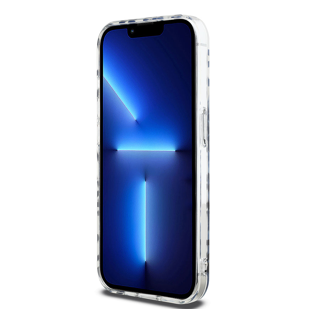 Custodia per Apple iPhone 15 Pro, Karl Lagerfeld, IML Electroplated Repeated Logo, Dorata