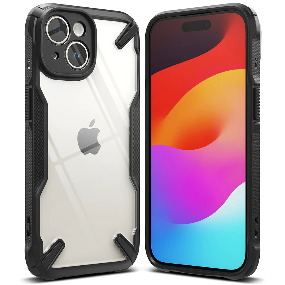 Étui pour Apple iPhone 15, Ringke, Fusion X, Noir