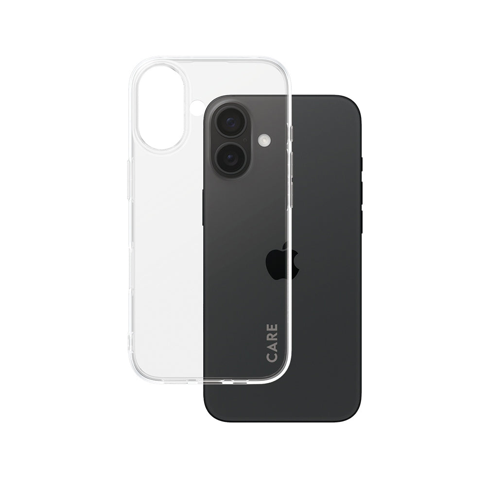 Custodia per Apple iPhone 16, PanzerGlass, Care Fashionable, Trasparente