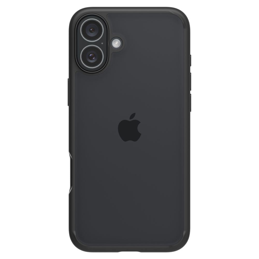 Custodia per Apple iPhone 16 Plus, Spigen, Ultra Hybrid, Nera Opaca