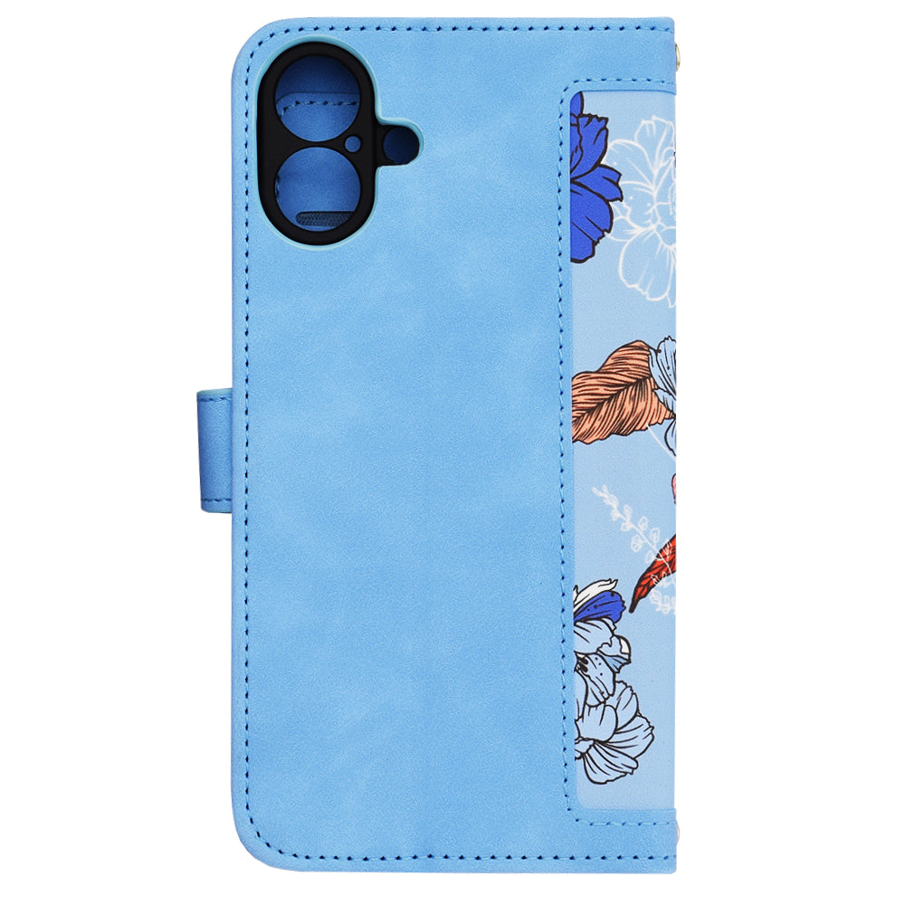 Custodia per Apple iPhone 16 Plus, Techsuit, FlipCraft, Blu